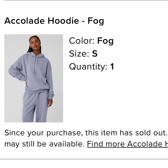 Alo Accolade sweat set - Picture 9 of 9